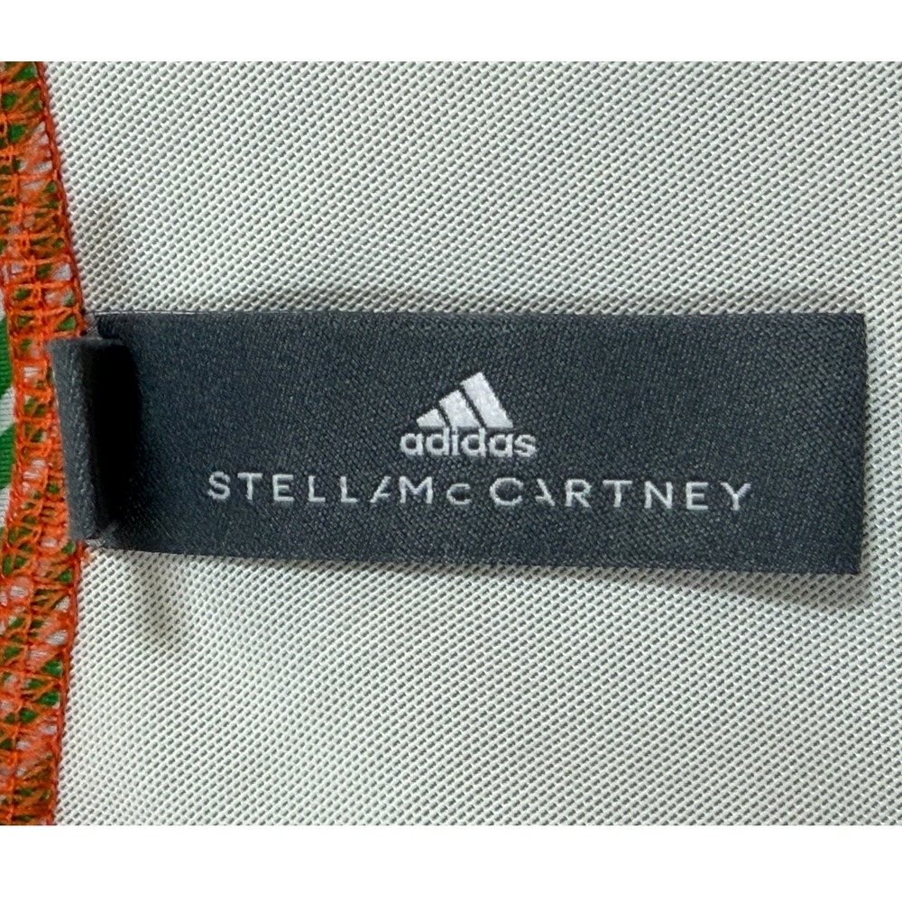 adidas x Stella McCartney TruePurpose Crop Top 1X Plus AEROREADY Green Wave - Picture 6 of 10
